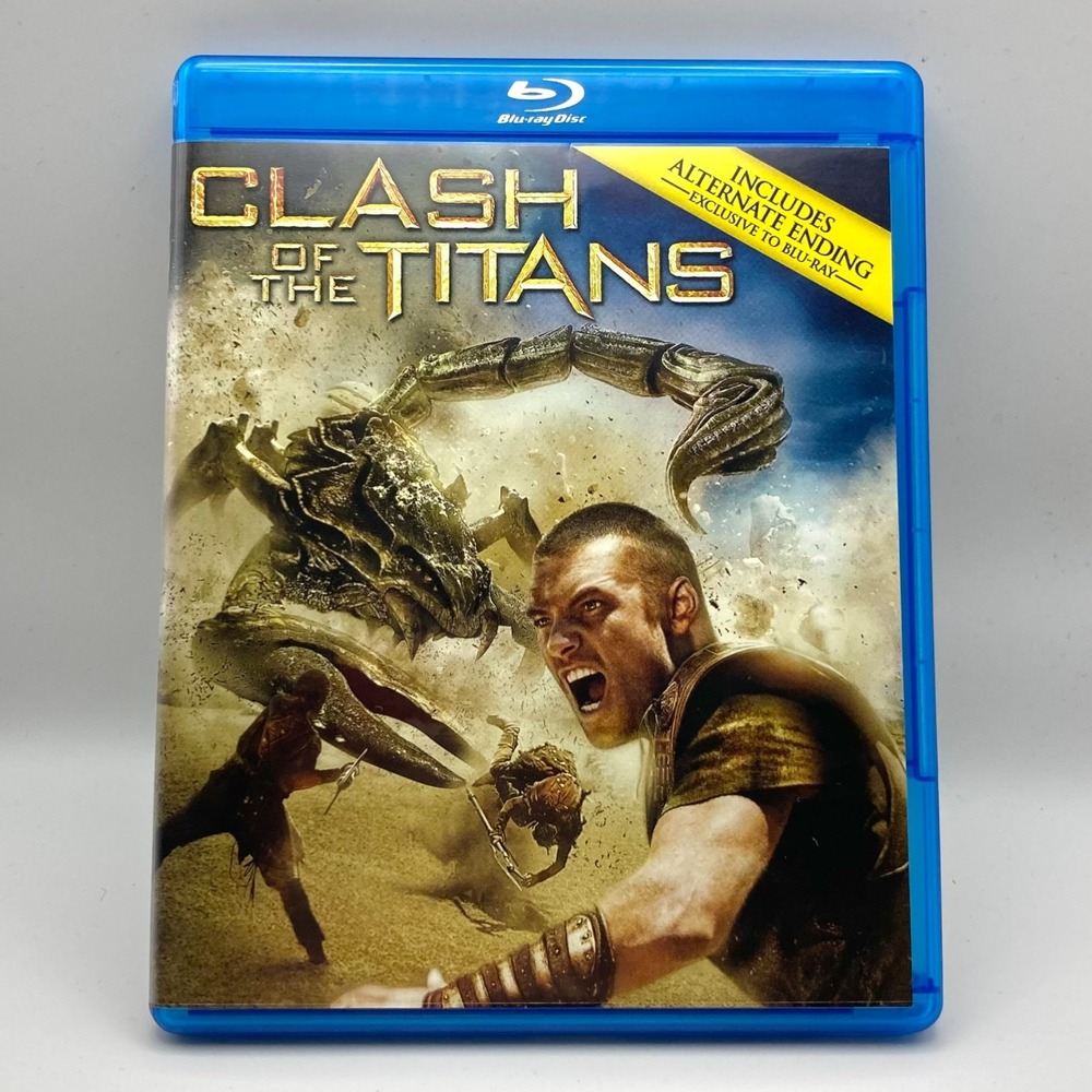 Clash of the Titans Blu Ray Disc Movie Liam Neeson Sam Worthington 2010 Preowned